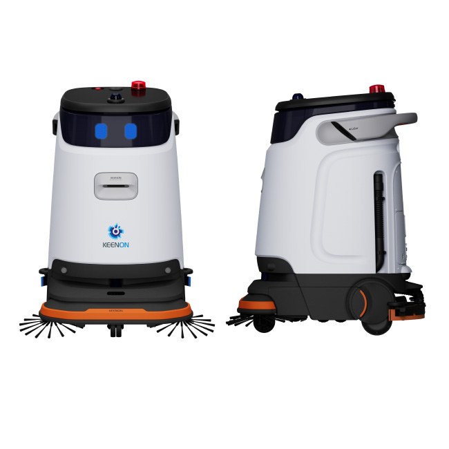 Front and side views of KLEENBOT C55